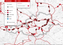 Zugradar ÖBB Österreichische Bundesbahnen